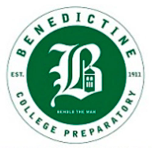 School logo Benedictine College Preparatory, Richmond