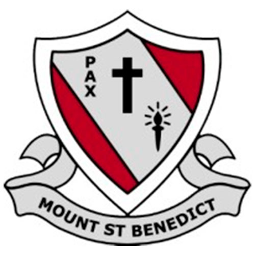 School logo Mount Saint Benedict College