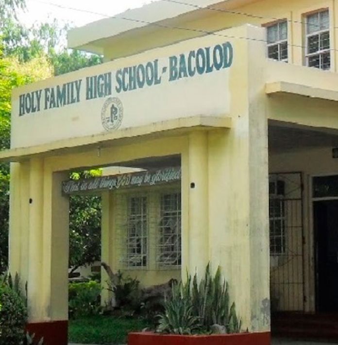 School image Holy Family High School, Bacolod